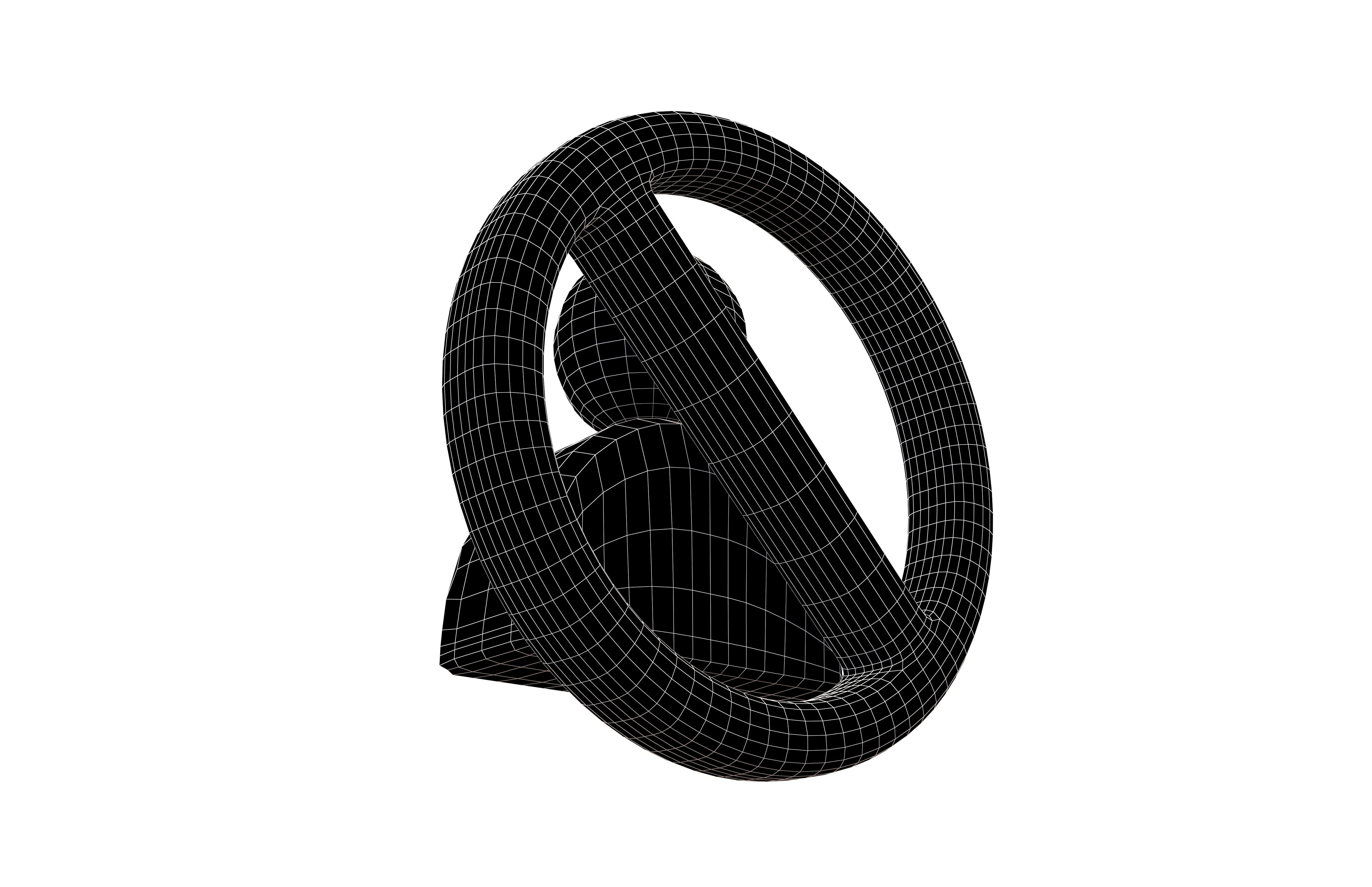 Blocked User Icon V1 002 Low-poly 3D model_7