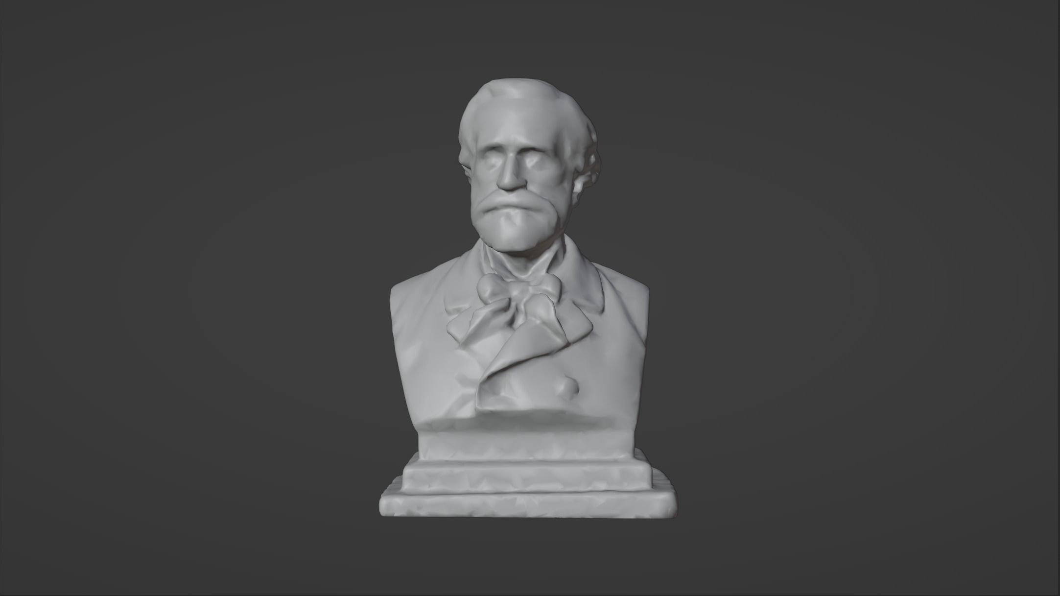 Giuseppe Verdi Statue Italian composer and politician 3D model_2