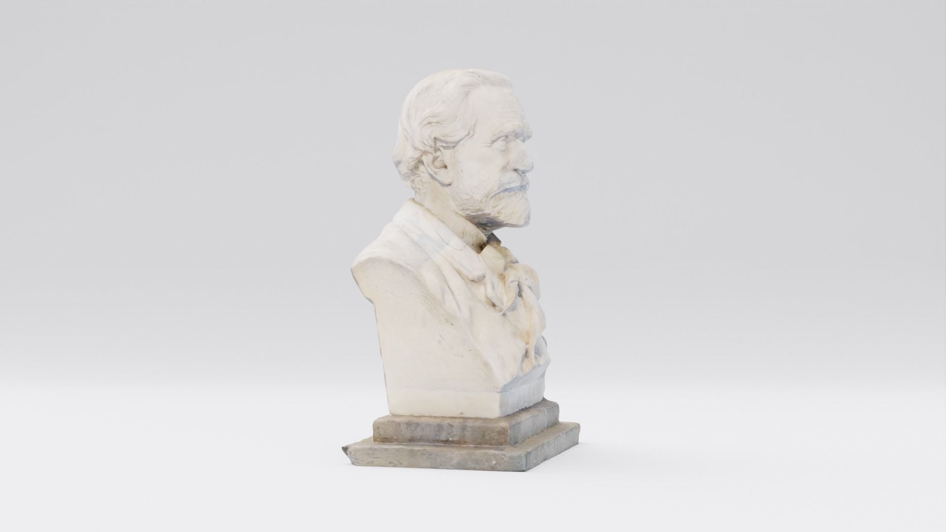 Giuseppe Verdi Statue Italian composer and politician 3D model_7