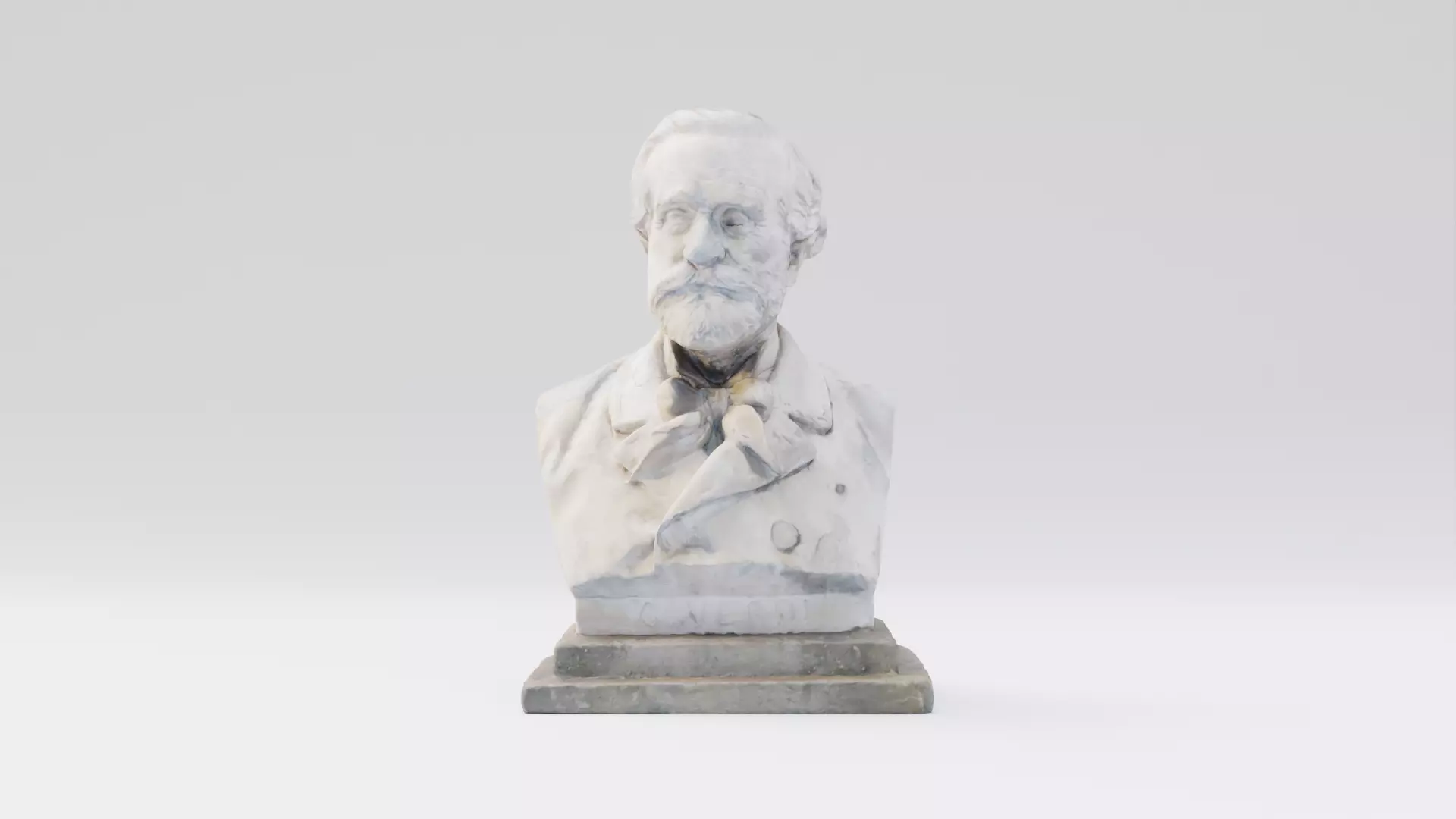 Giuseppe Verdi Statue Italian composer and politician 3D model_0