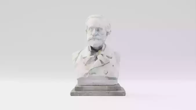 Giuseppe Verdi Statue Italian composer and politician 3D model