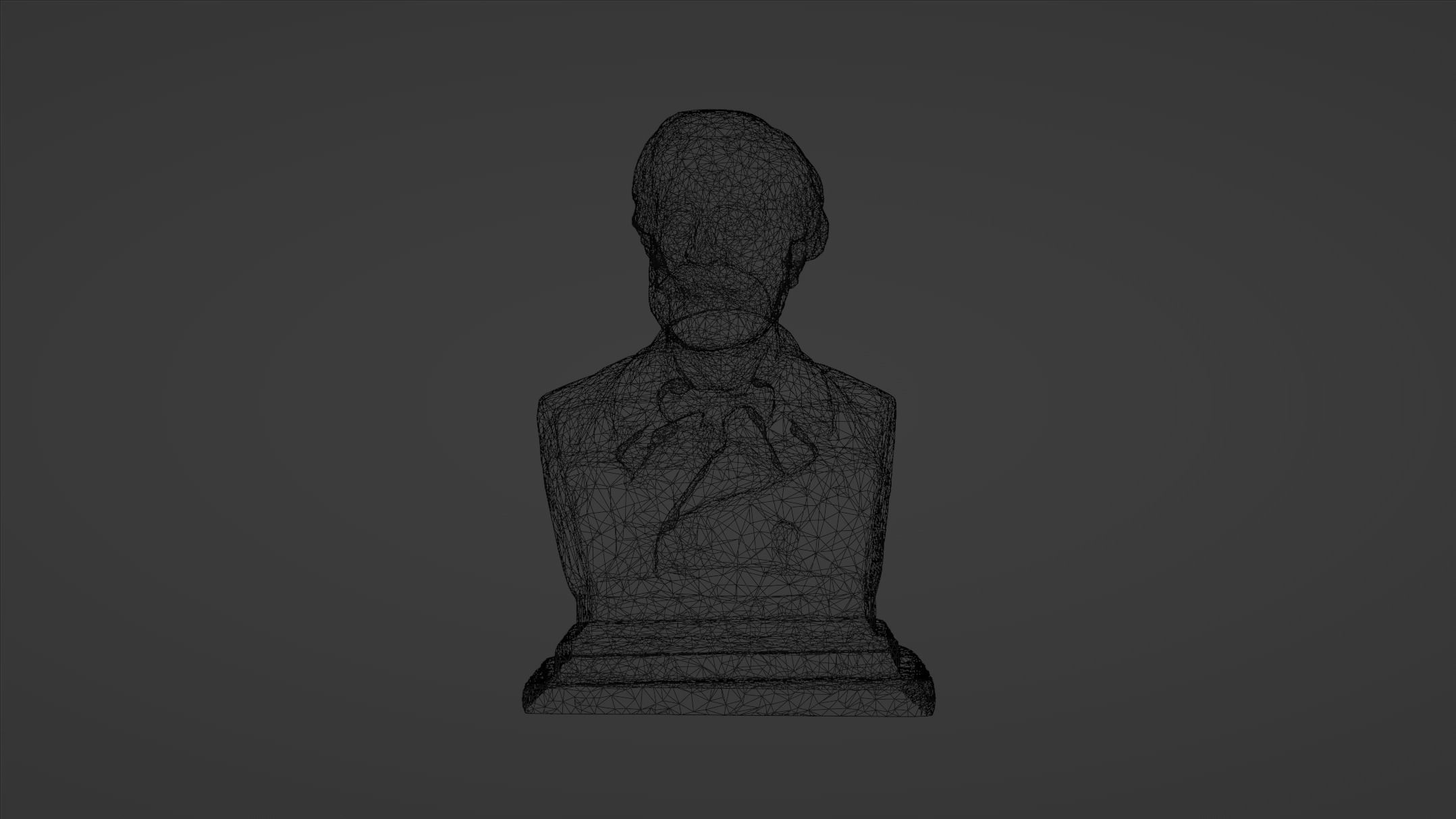 Giuseppe Verdi Statue Italian composer and politician 3D model_1