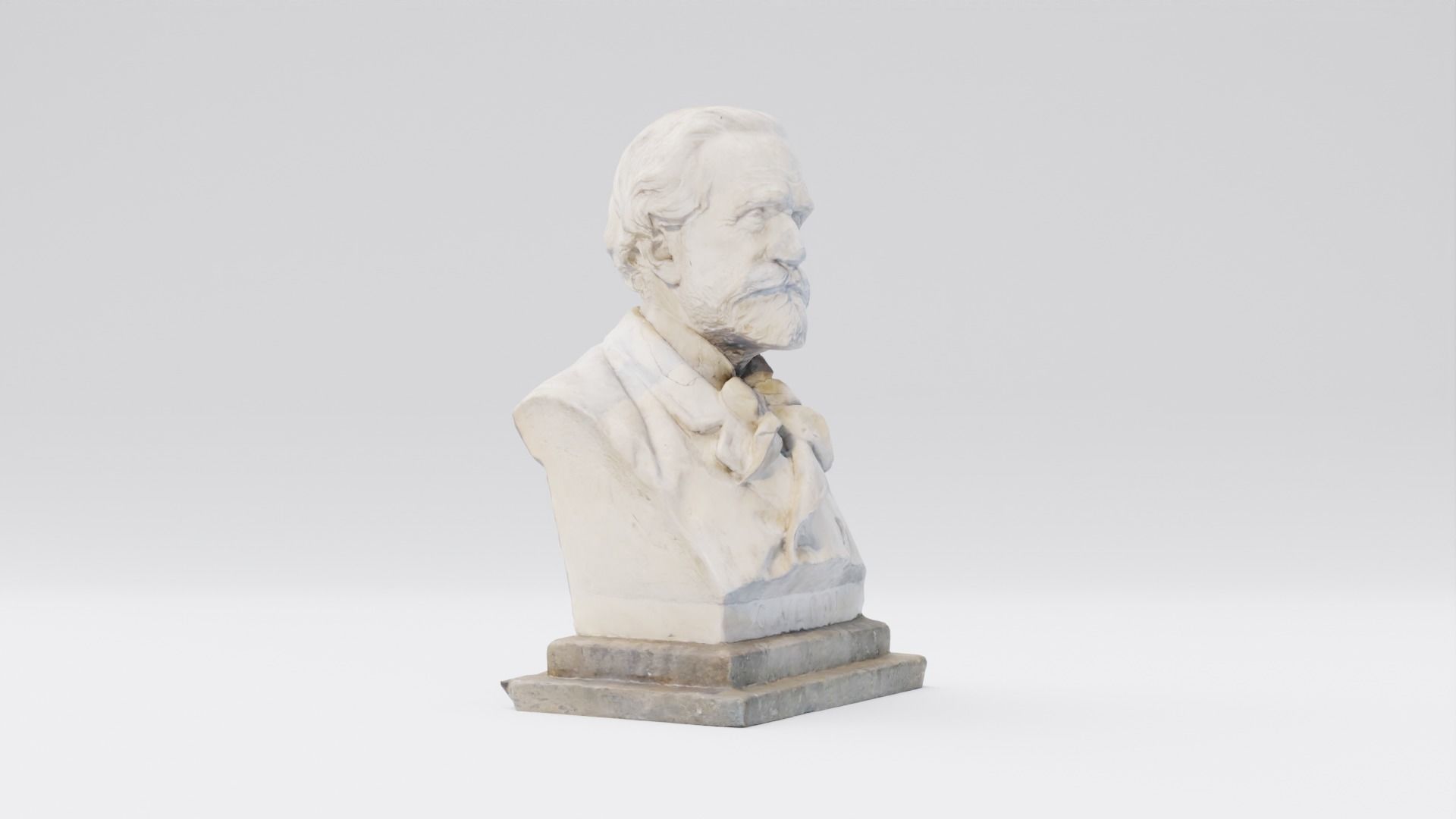 Giuseppe Verdi Statue Italian composer and politician 3D model_6