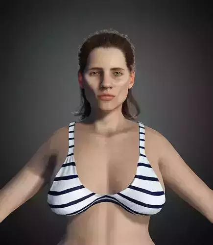 Realistic Young Fat Woman-Female-Human Rigged Low-poly 3D model Low-poly 3D model Realistic Young Fat Woman-Female-Human Rigged Low-poly 3D model Low-poly 3D model