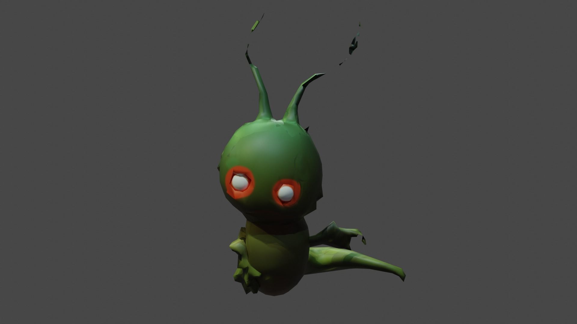 3D model of monsters characters low poly Low-poly 3D model_5