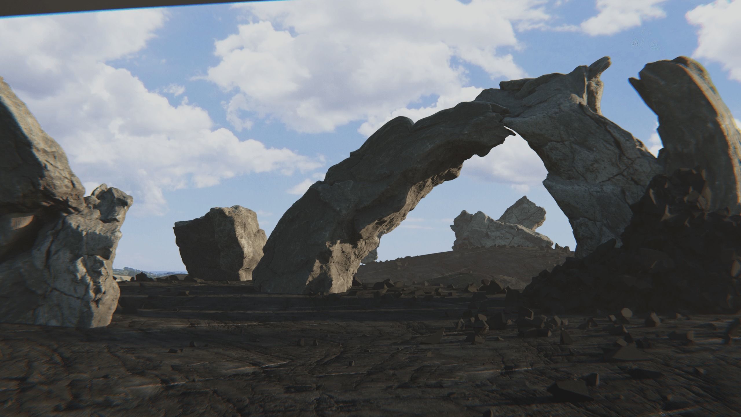 Landscape Nature scene  Free 3D model_2