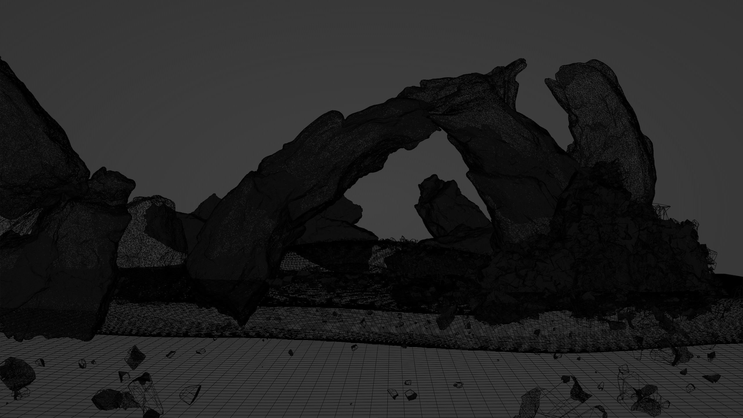 Landscape Nature scene  Free 3D model_5