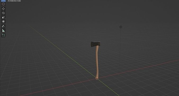 the axe 3D model