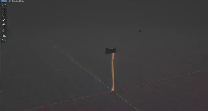the axe 3D model