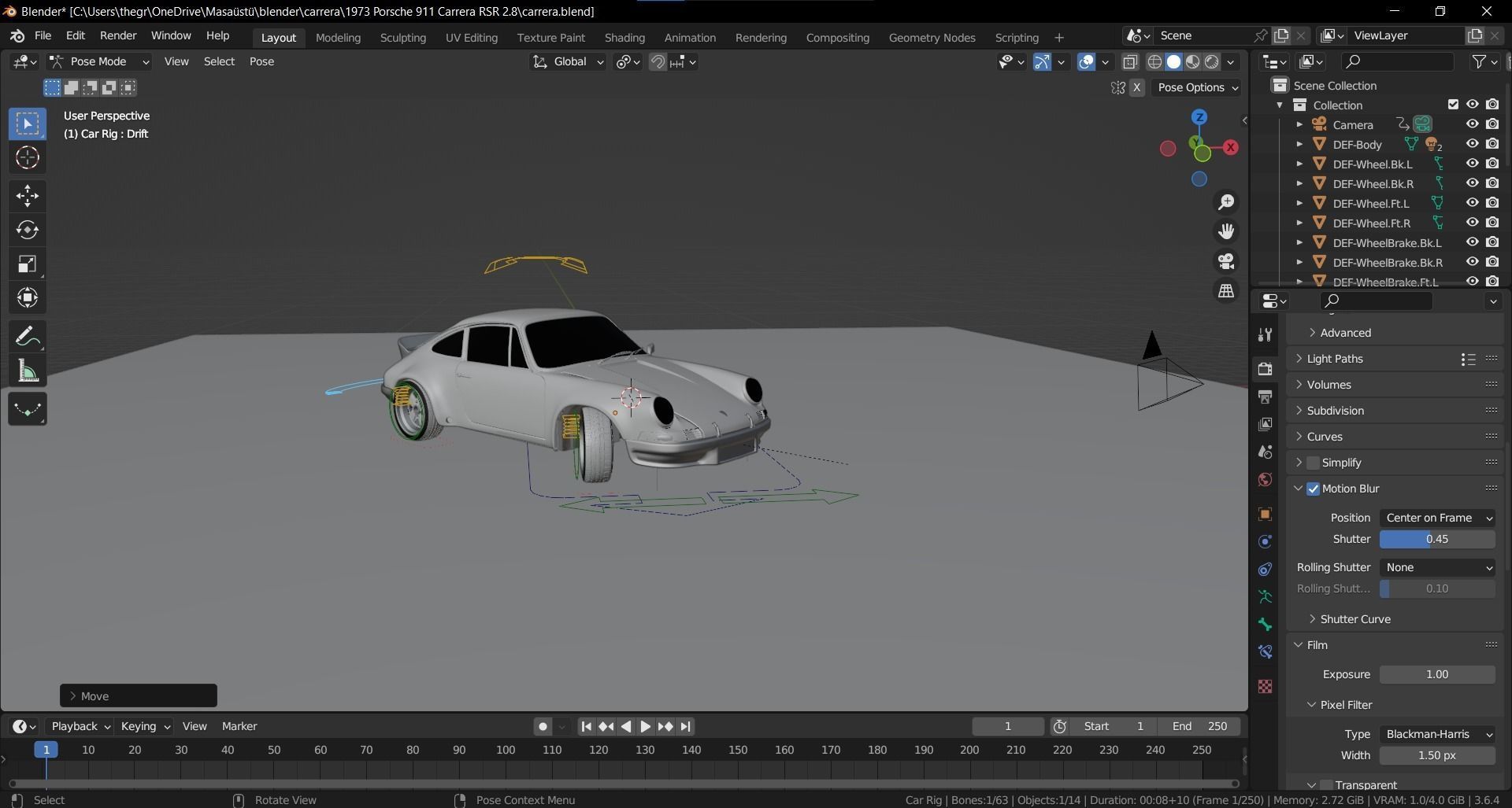 Porsche 911 Carrera RSR Collectors Spec 3D Model 3D model_18