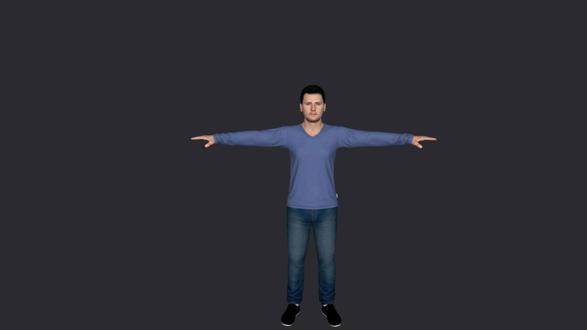 Luka Doncic Hyper Realistic Full Body Rigged Character 3D model_18