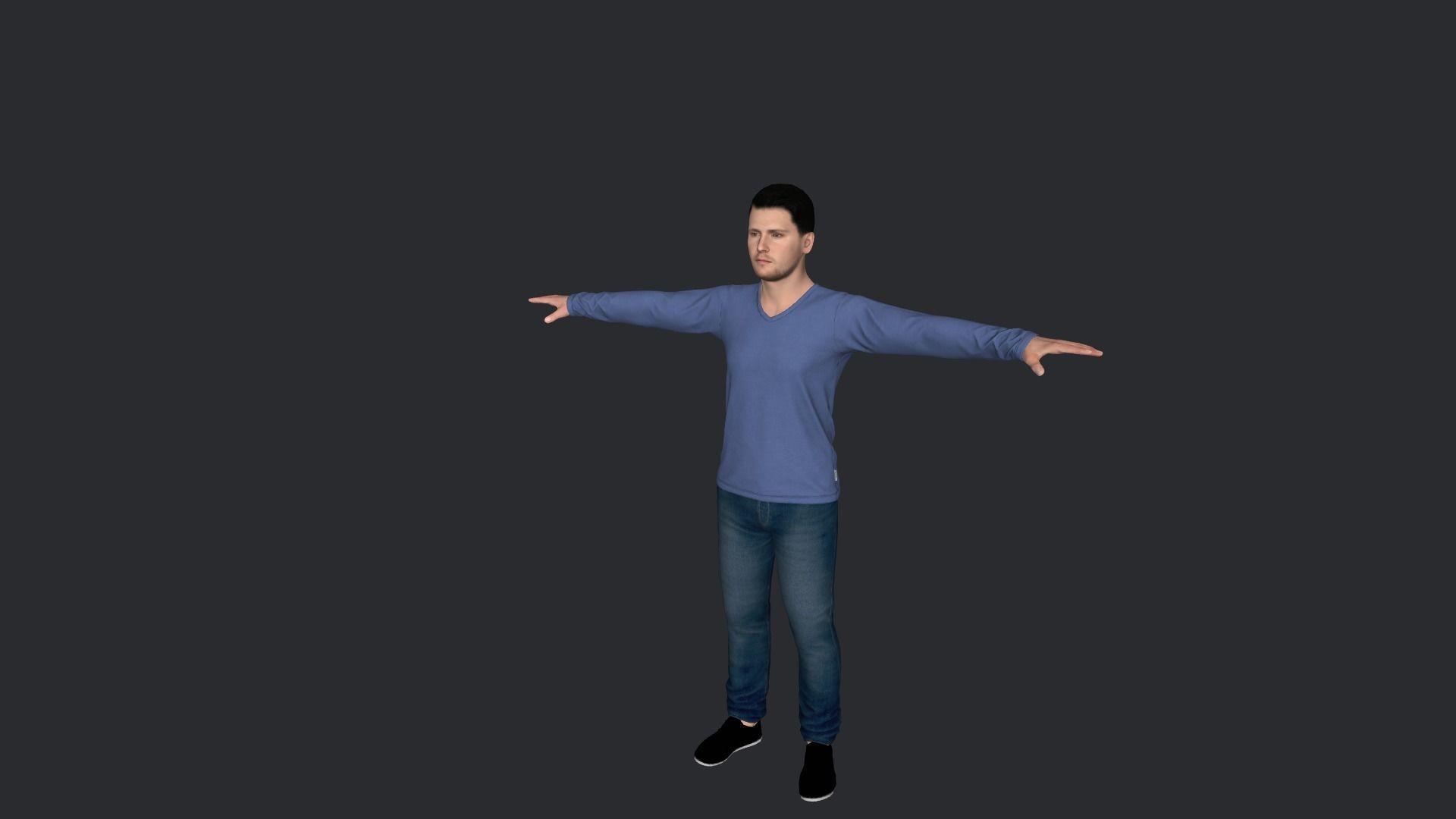 Luka Doncic Hyper Realistic Full Body Rigged Character 3D model_19