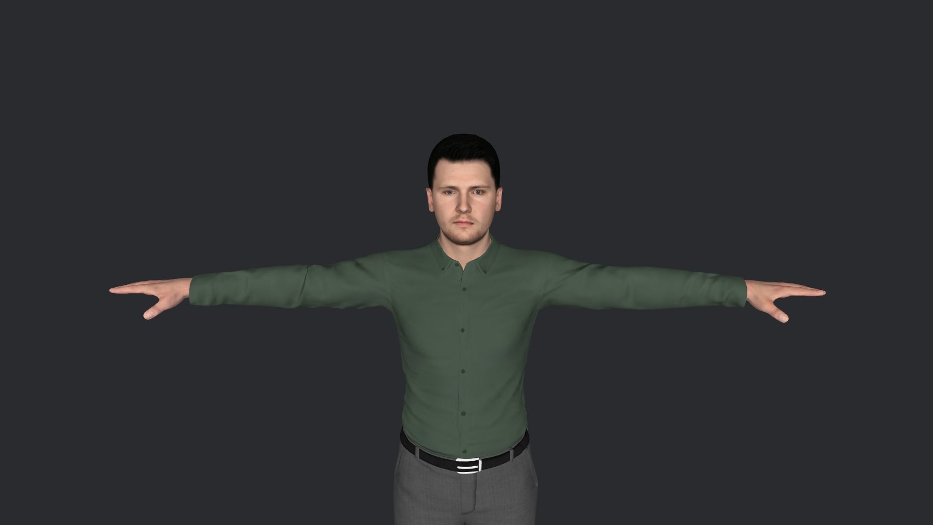 Luka Doncic Hyper Realistic Full Body Rigged Character 3D model_28