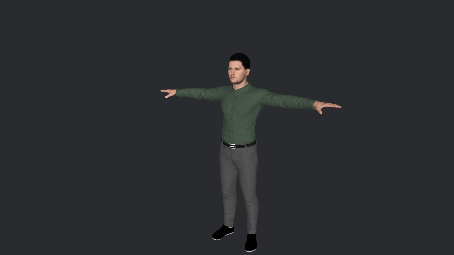 Luka Doncic Hyper Realistic Full Body Rigged Character 3D model_3