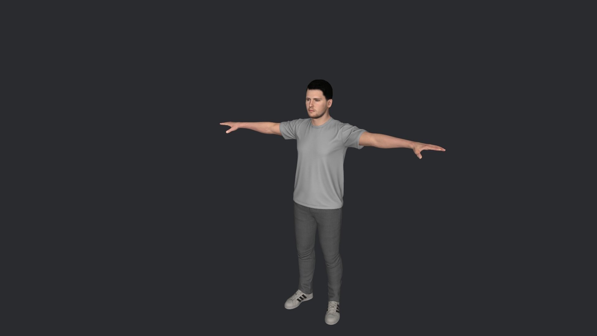 Luka Doncic Hyper Realistic Full Body Rigged Character 3D model_14