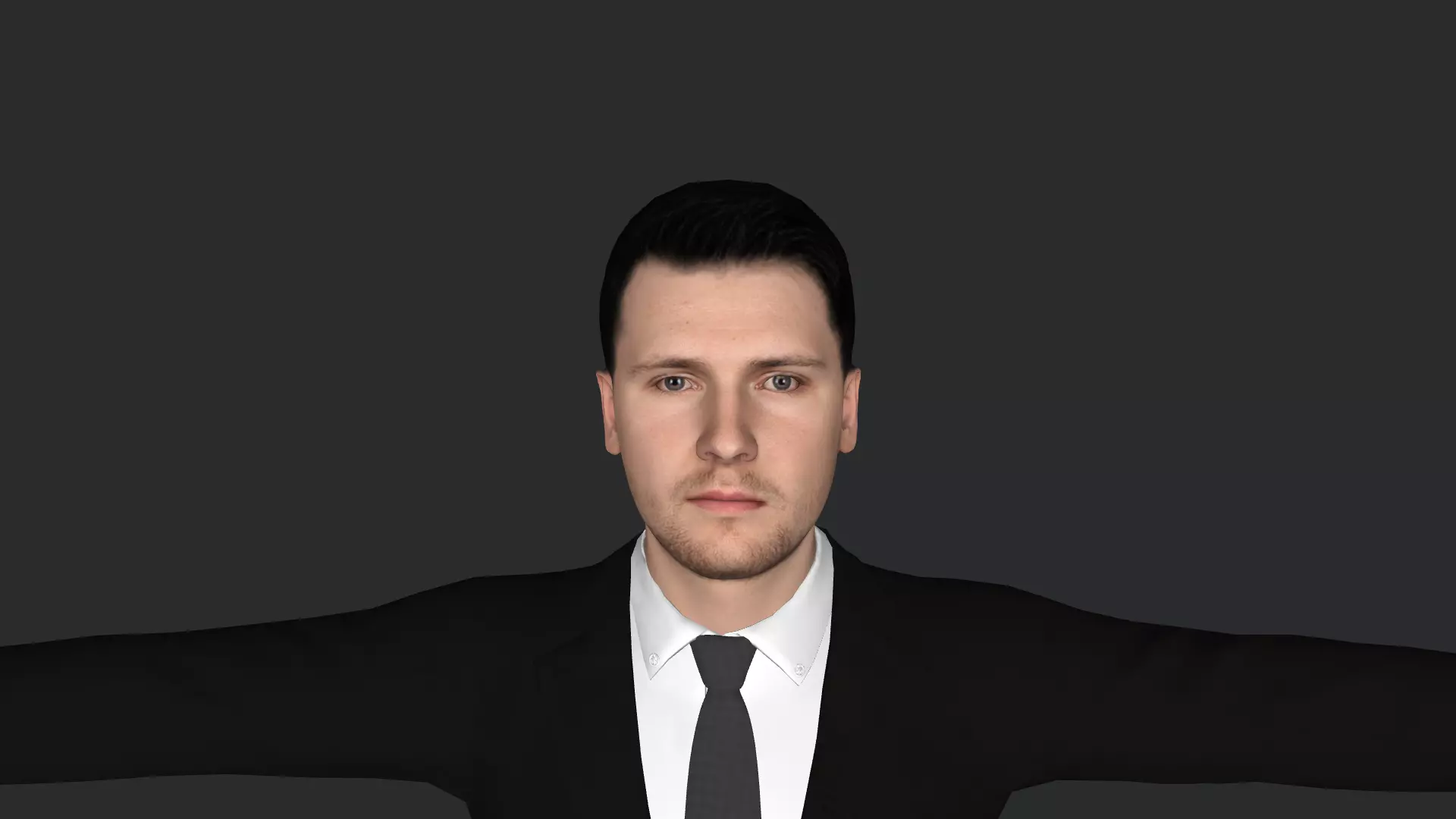 Luka Doncic Hyper Realistic Full Body Rigged Character 3D model_0