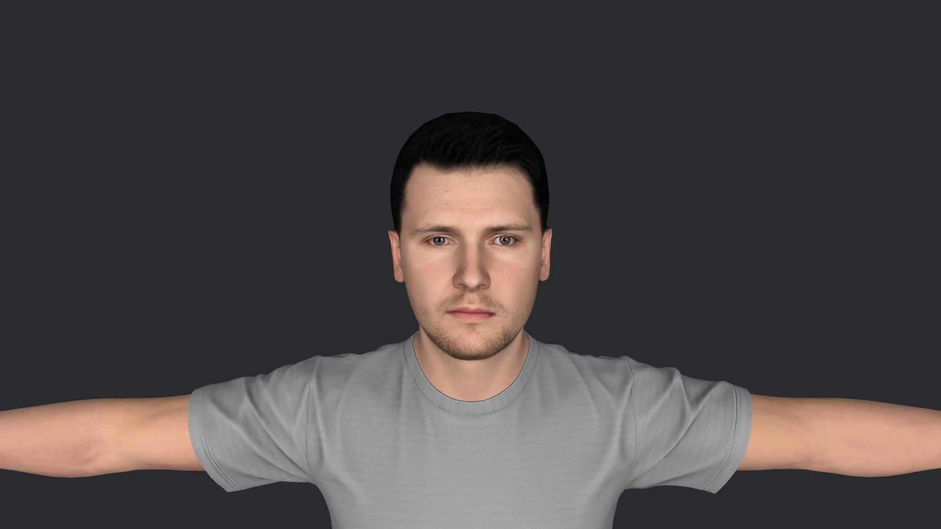 Luka Doncic Hyper Realistic Full Body Rigged Character 3D model_10