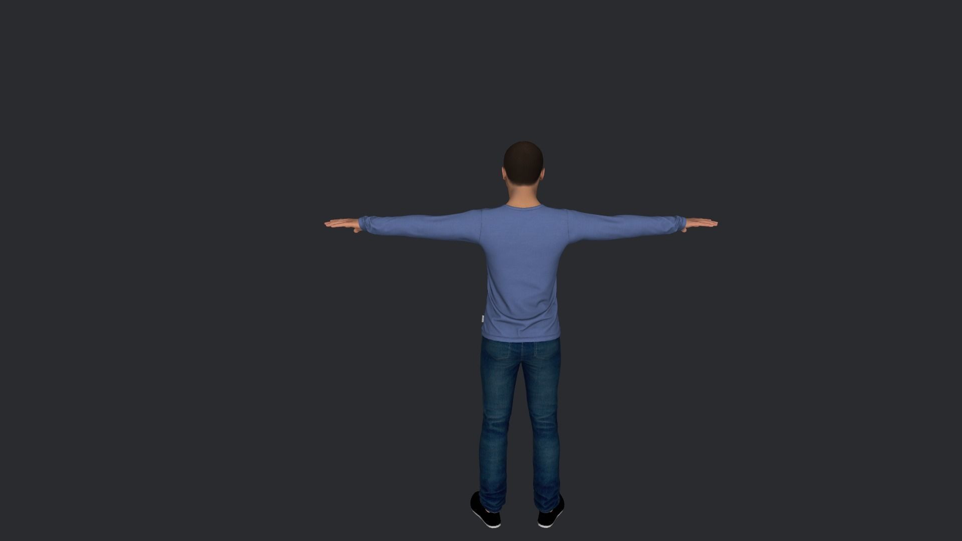 mahamed Hussain roble Hyper Realistic Full Body Rigged Character 3D model_20
