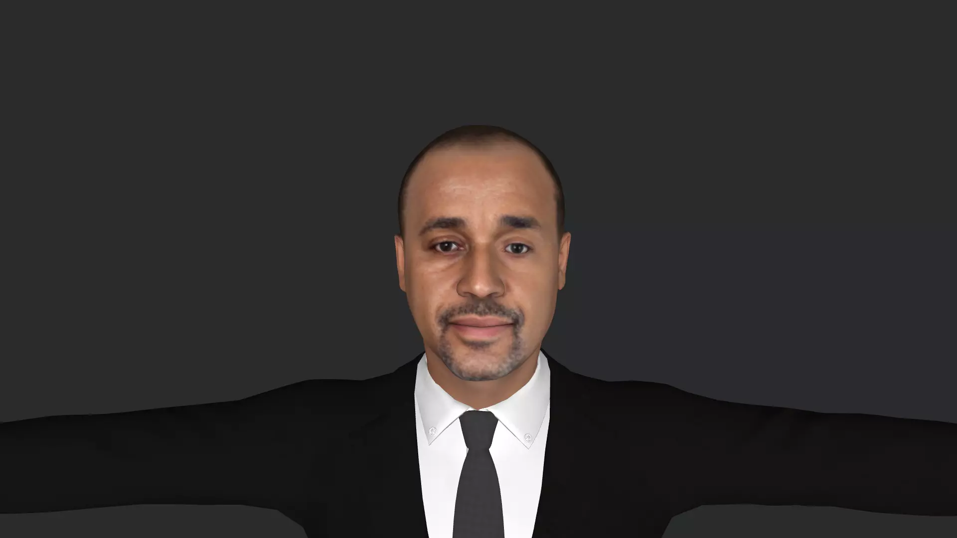 mahamed Hussain roble Hyper Realistic Full Body Rigged Character 3D model_0