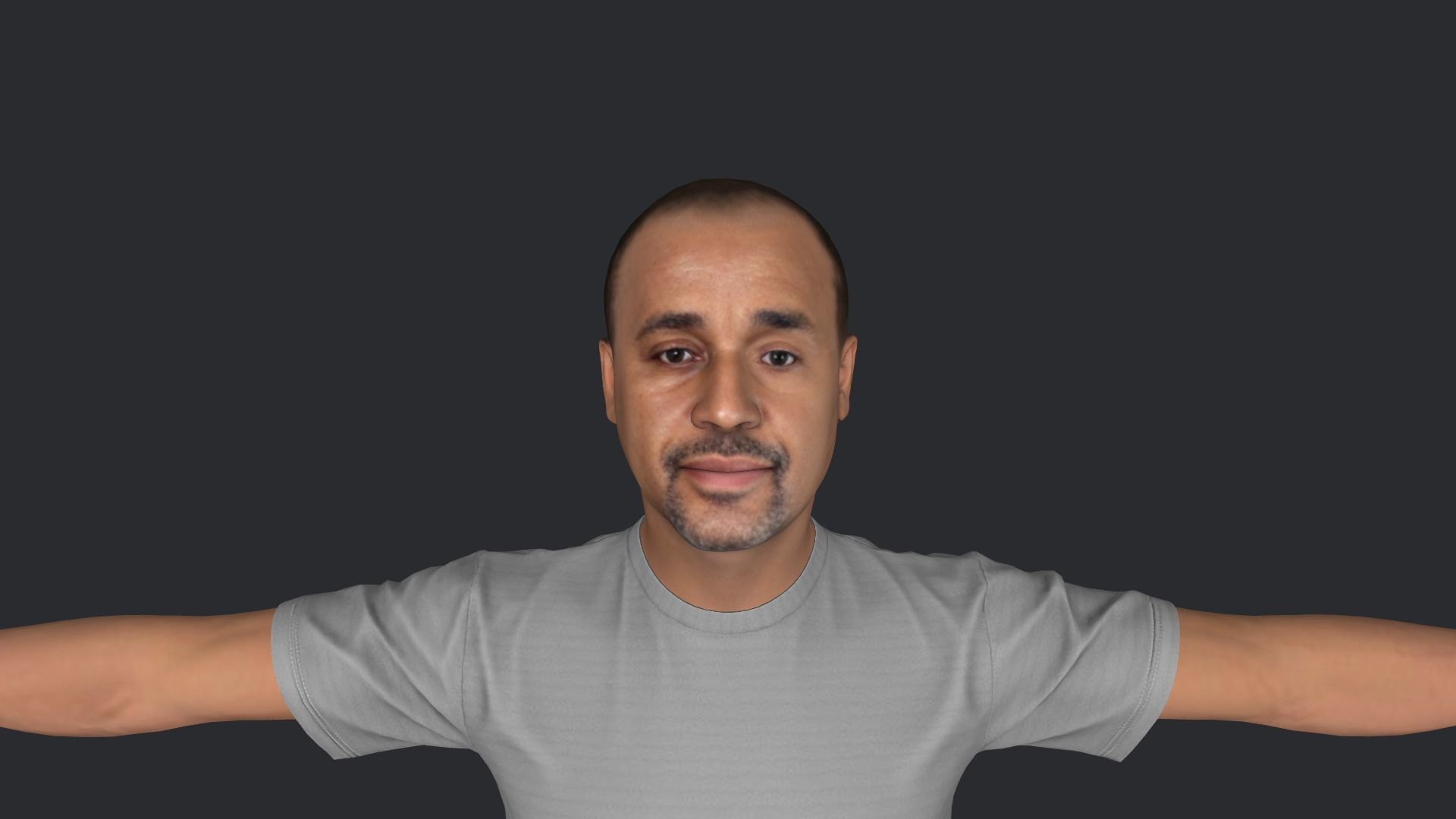 mahamed Hussain roble Hyper Realistic Full Body Rigged Character 3D model_21