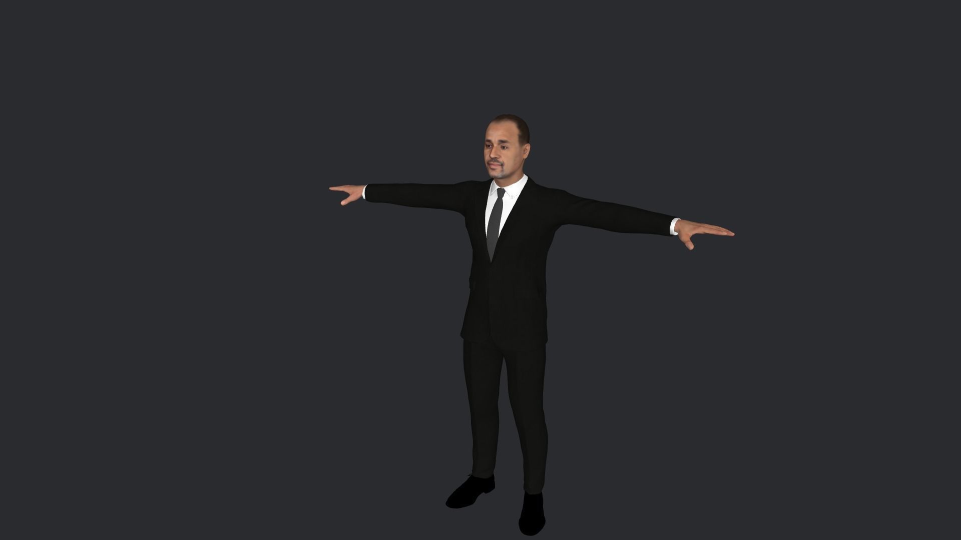 mahamed Hussain roble Hyper Realistic Full Body Rigged Character 3D model_23