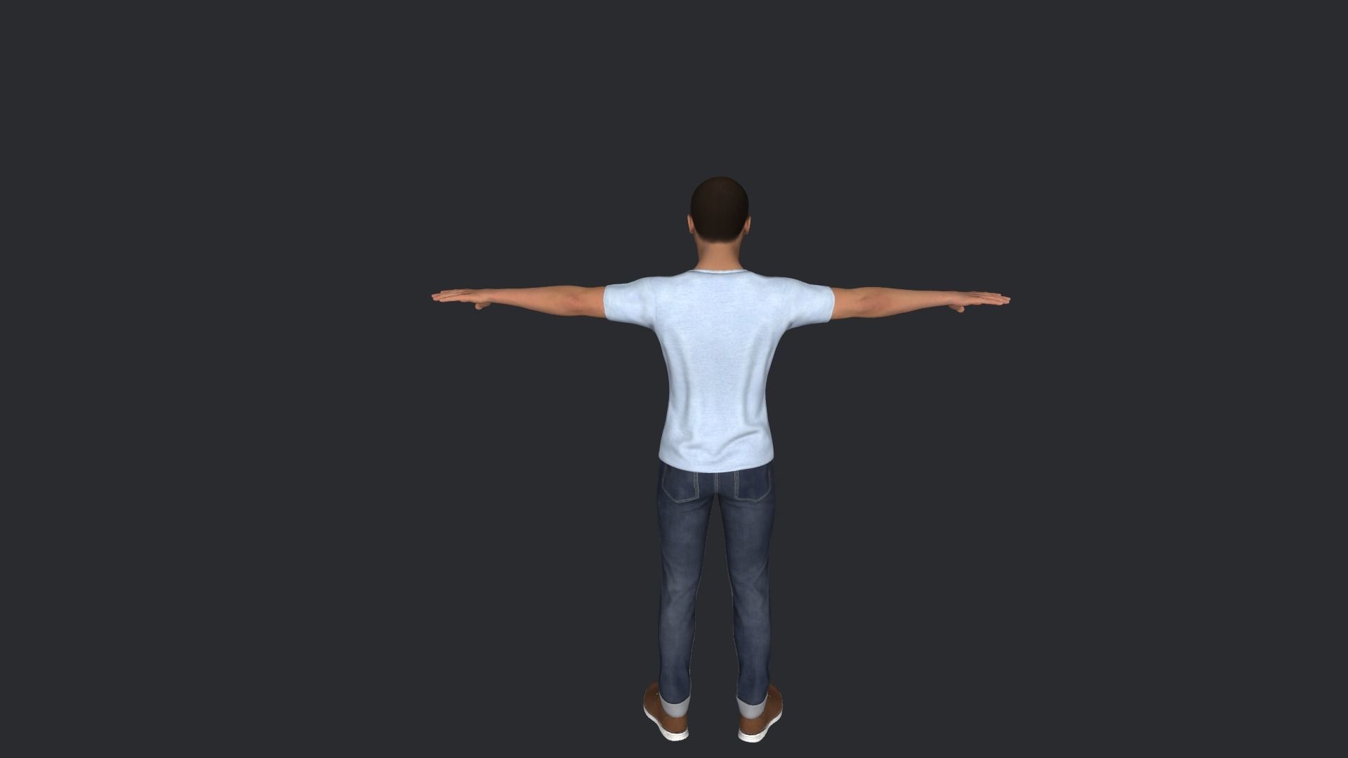 mahamed Hussain roble Hyper Realistic Full Body Rigged Character 3D model_9