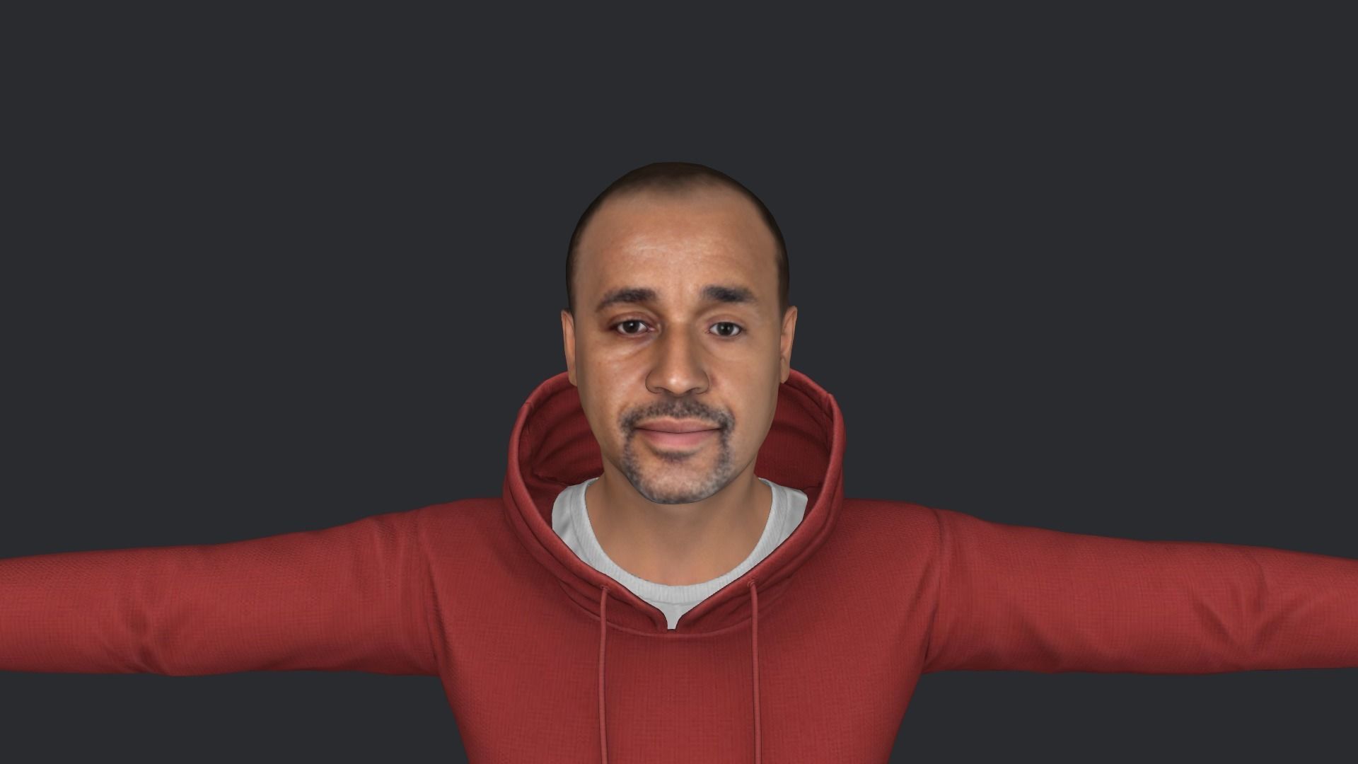 mahamed Hussain roble Hyper Realistic Full Body Rigged Character 3D model_10