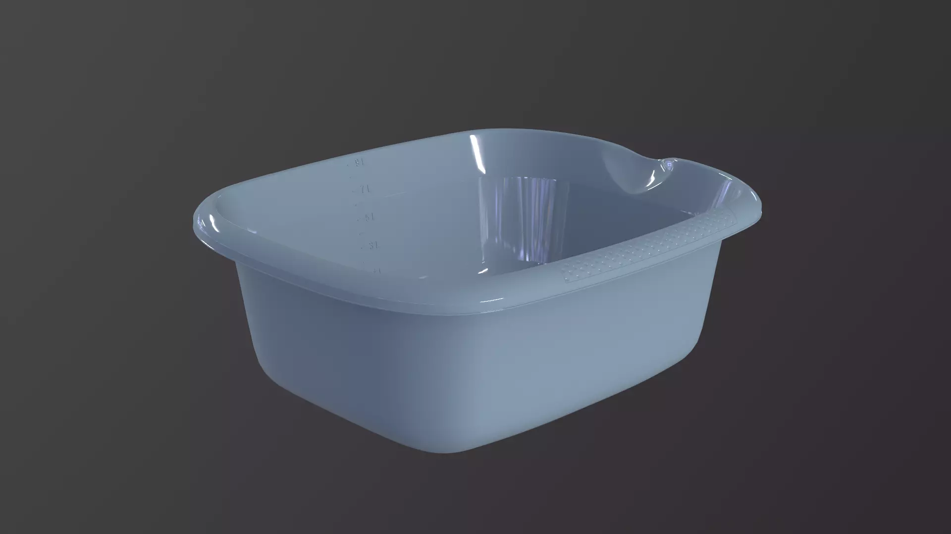 Plastic basin 3D model