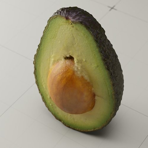 Detailed Avocado 3D Model 3D model 5