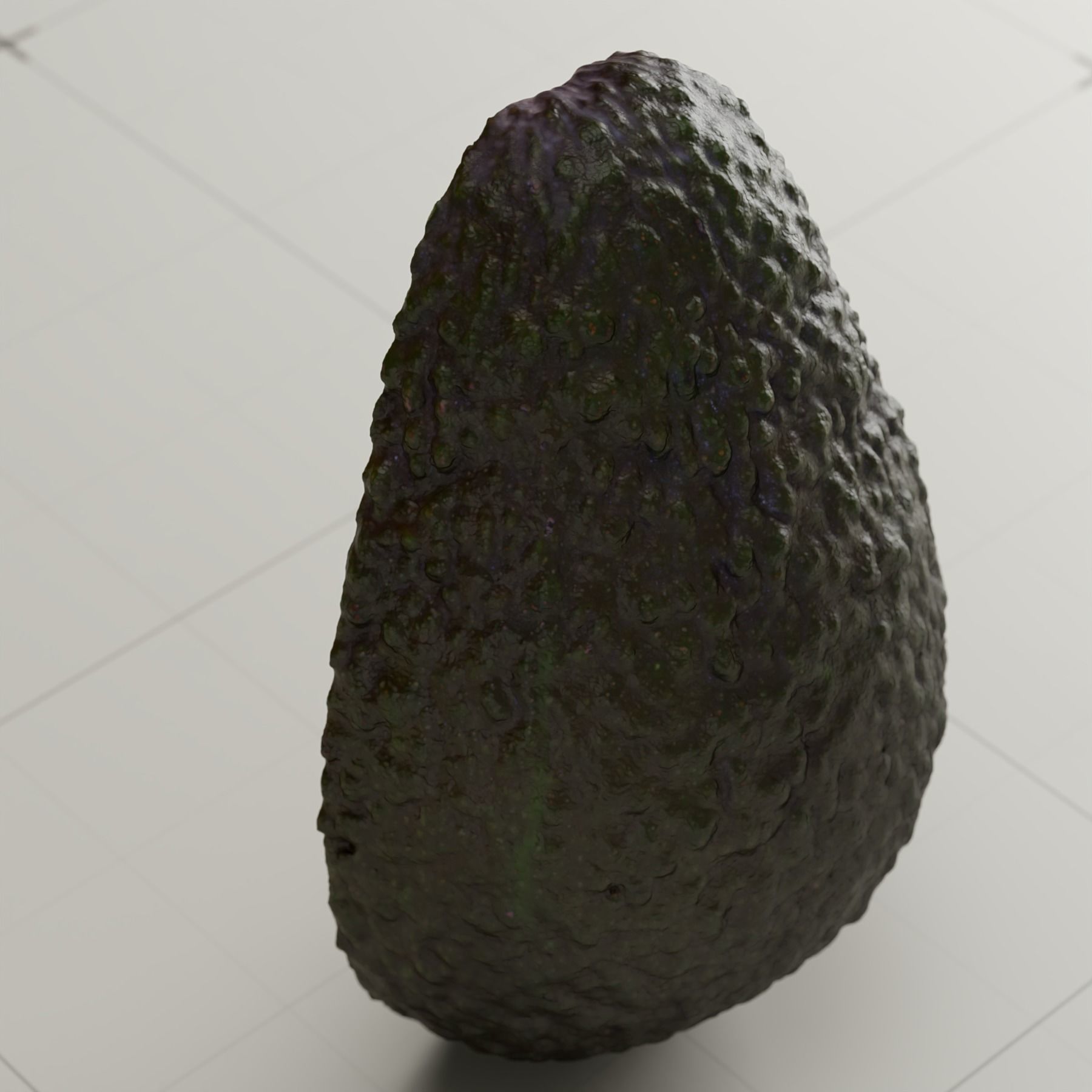 Detailed Avocado 3D Model 3D model_23