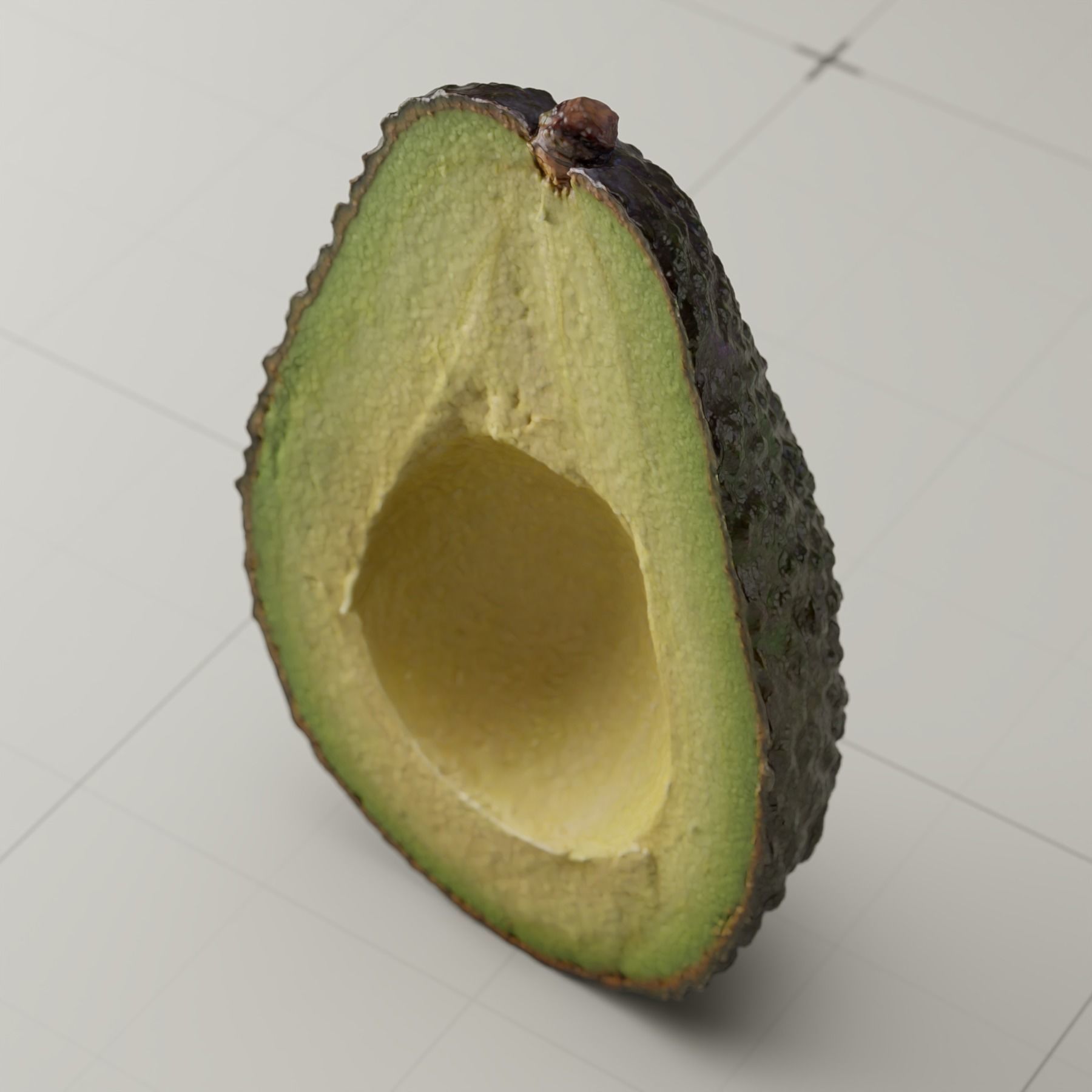 Detailed Avocado 3D Model 3D model_12