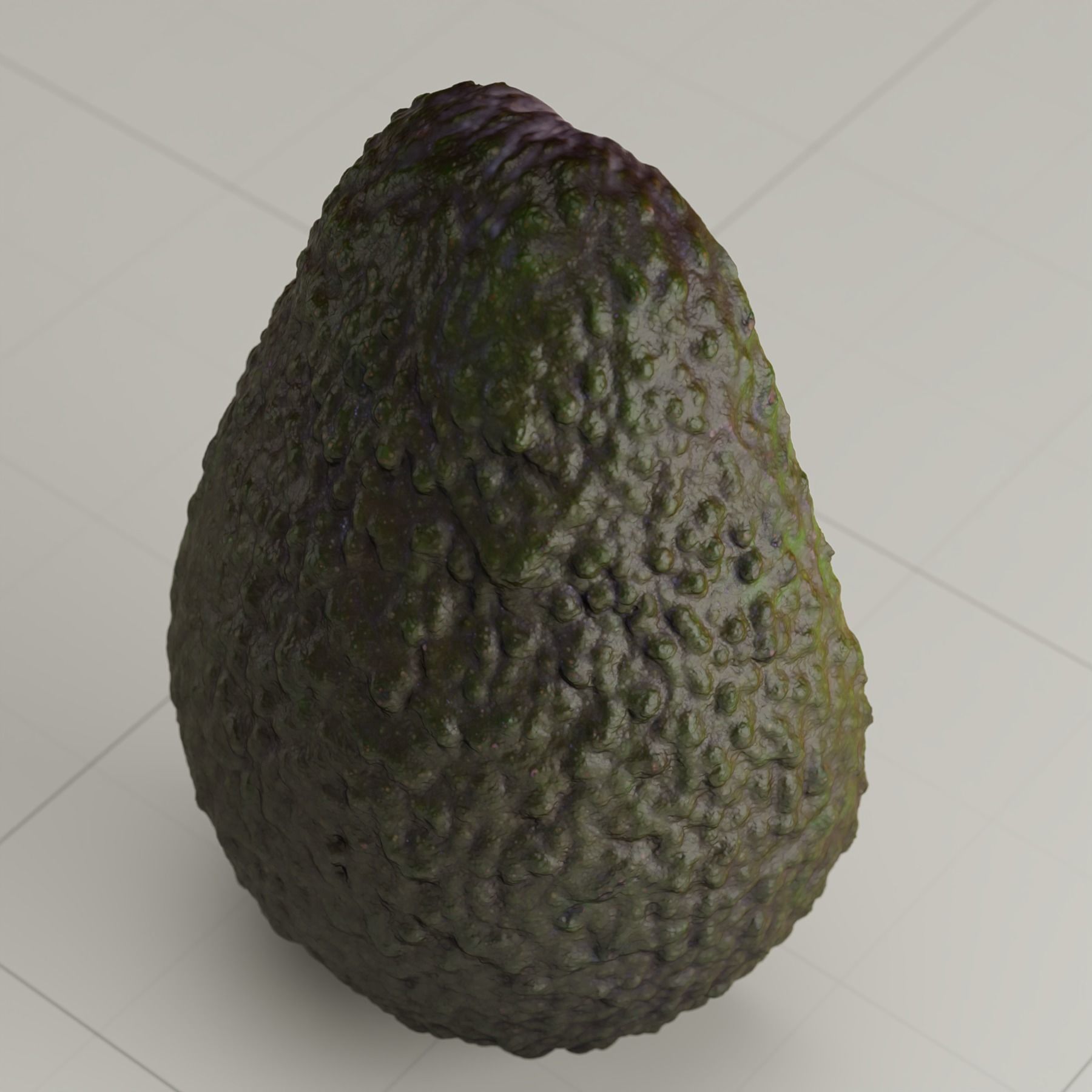 Detailed Avocado 3D Model 3D model_22