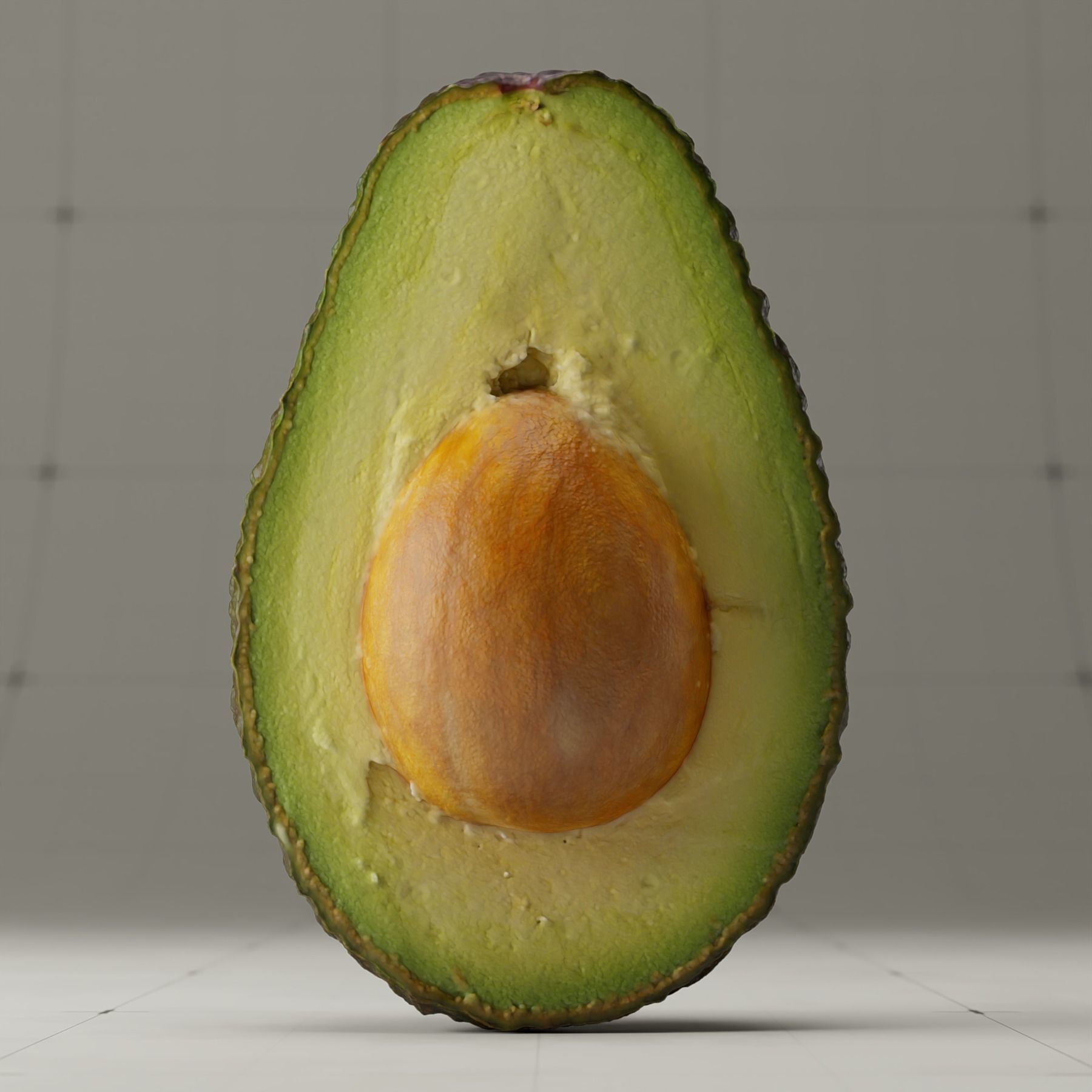 Detailed Avocado 3D Model 3D model_4