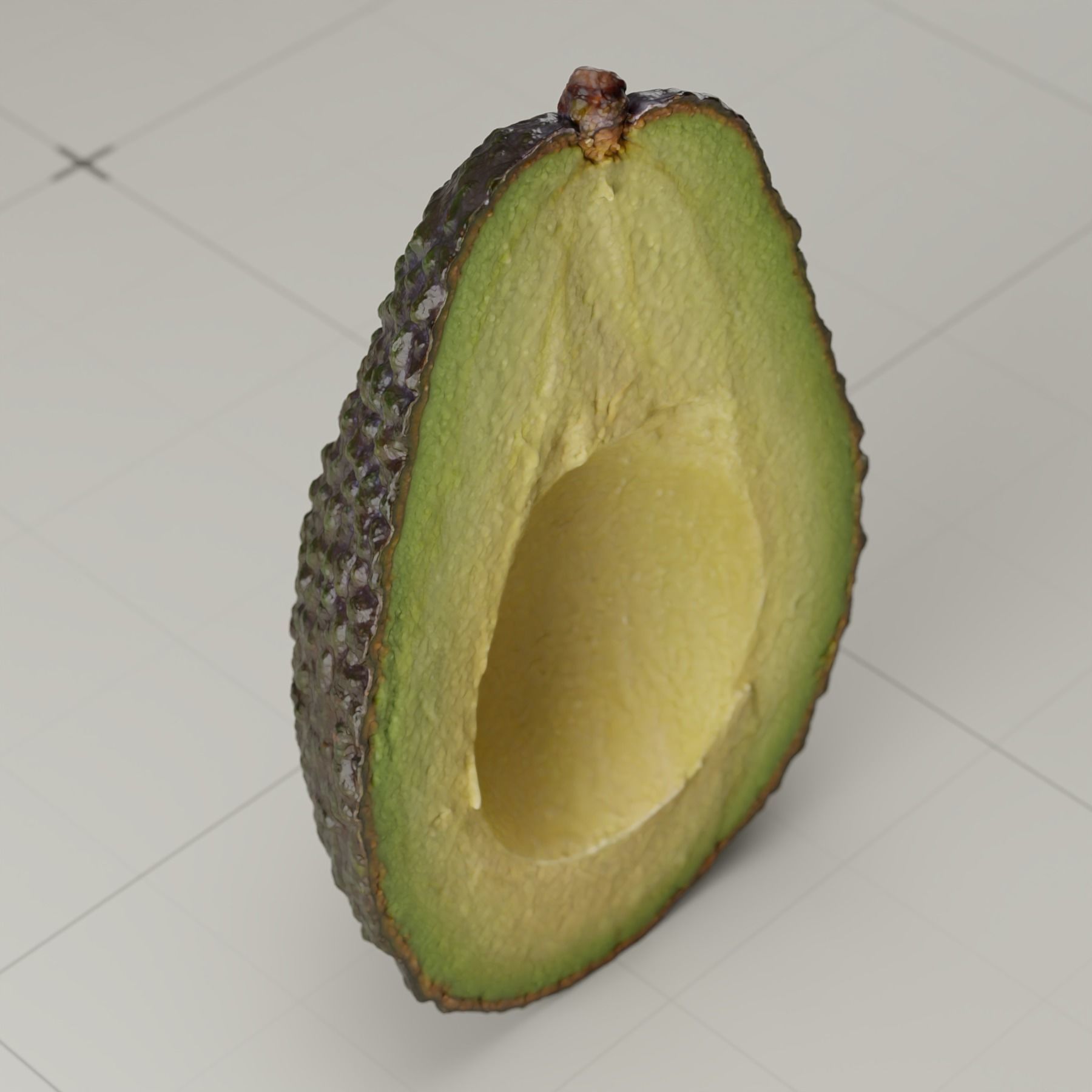 Detailed Avocado 3D Model 3D model_13