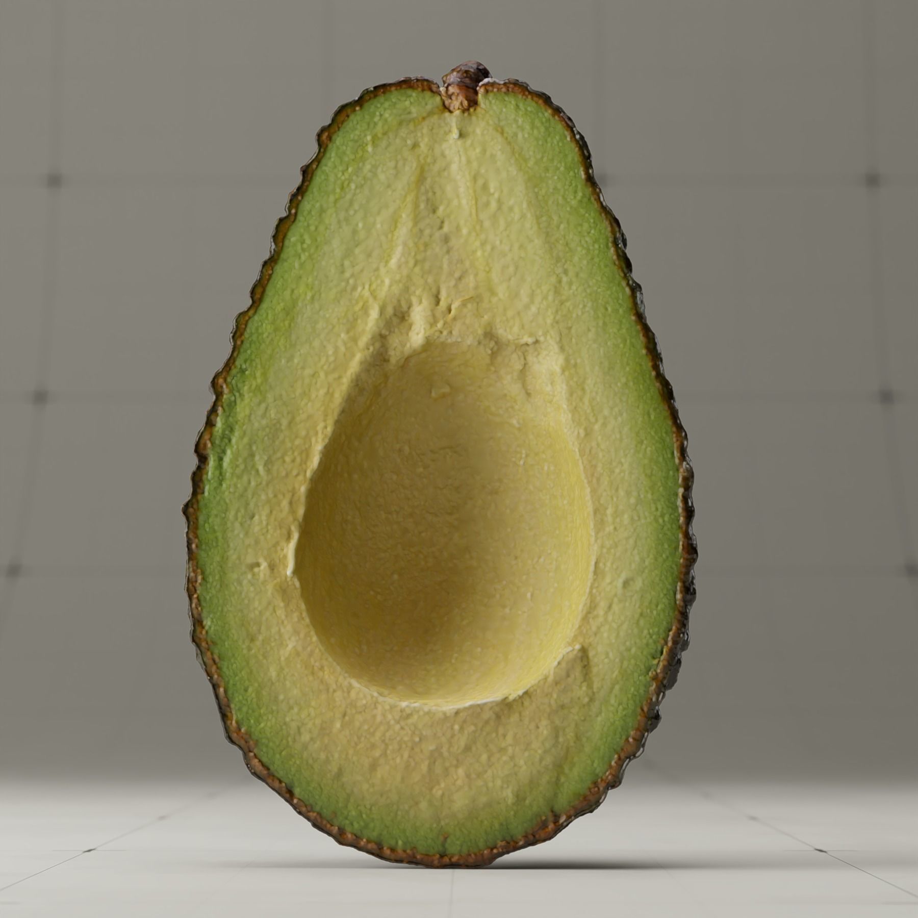 Detailed Avocado 3D Model 3D model_11
