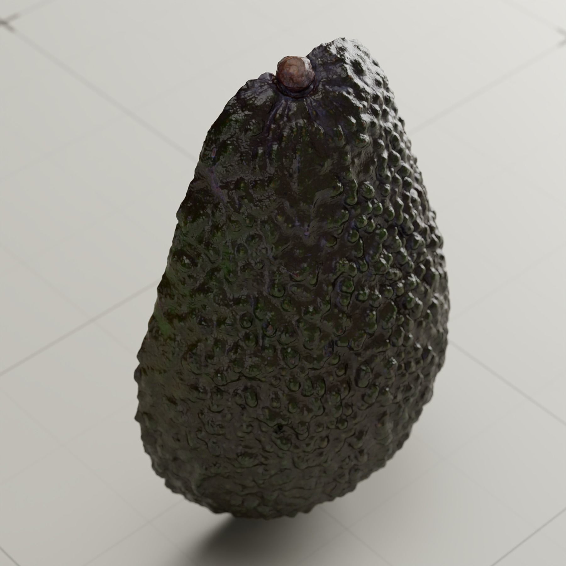 Detailed Avocado 3D Model 3D model_21