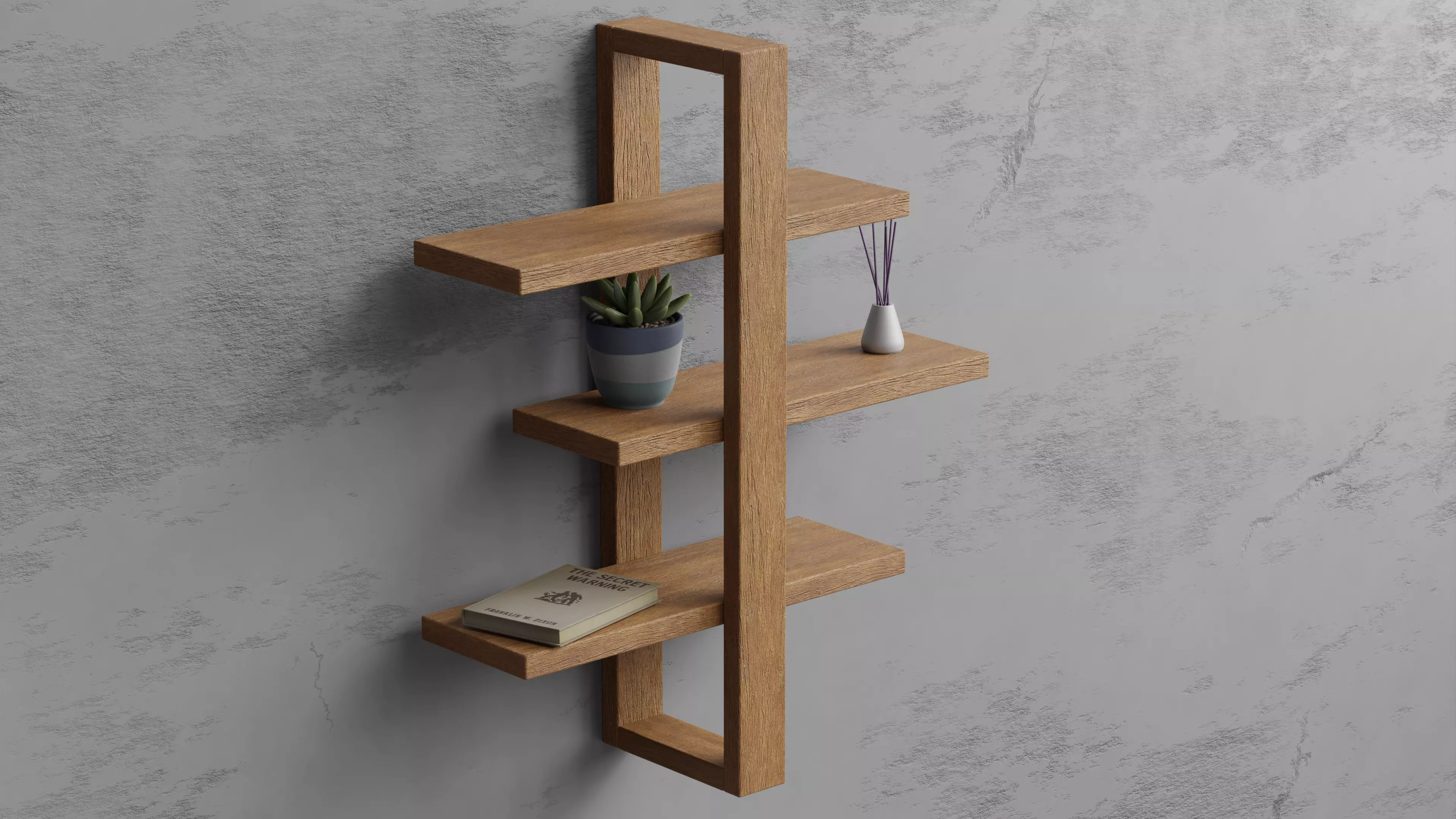 Modern SHelf Design Free 3D model_0