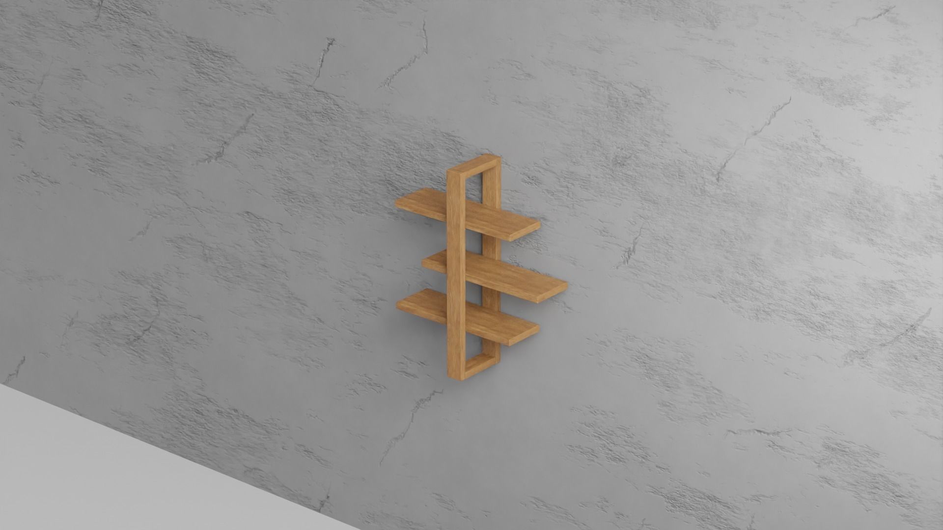Modern SHelf Design Free 3D model_4