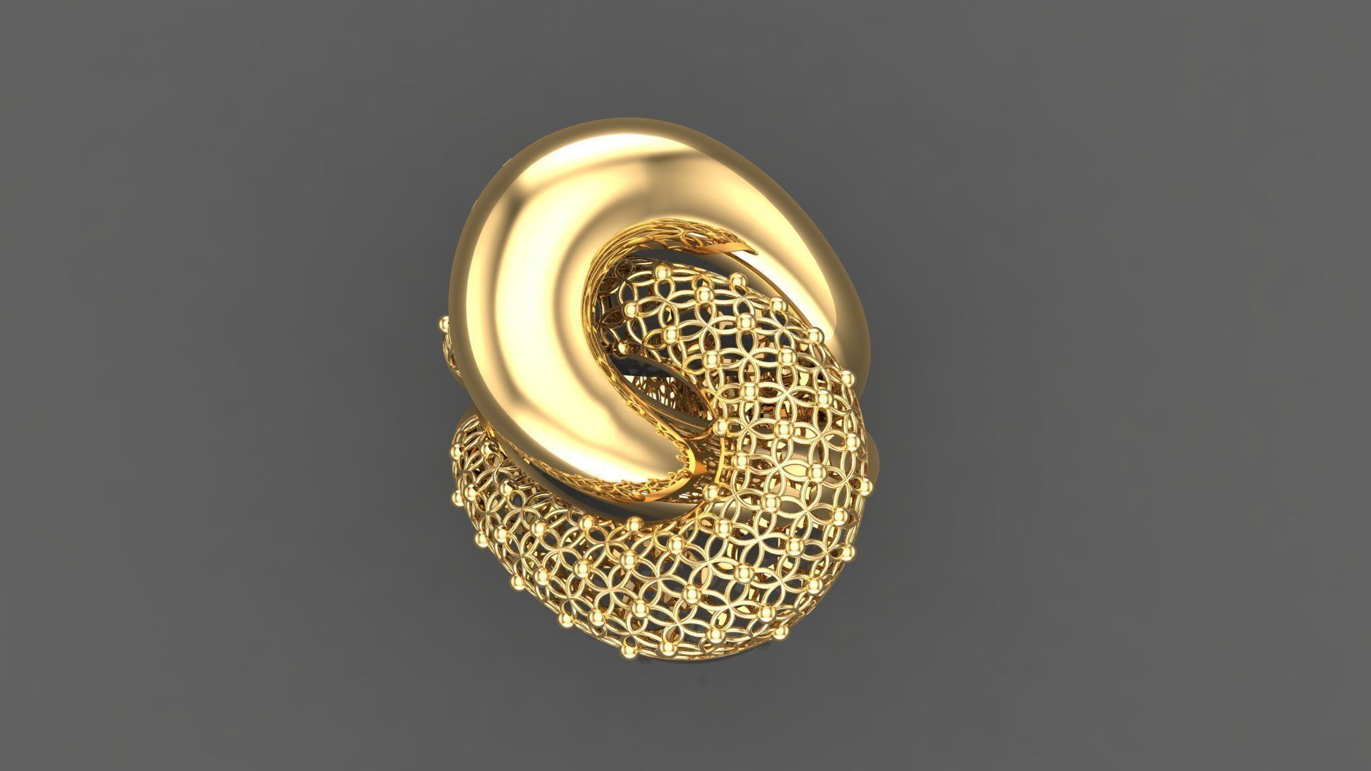 Women diamond ring 3dm stl render 3D Model Collection 3D print model_1