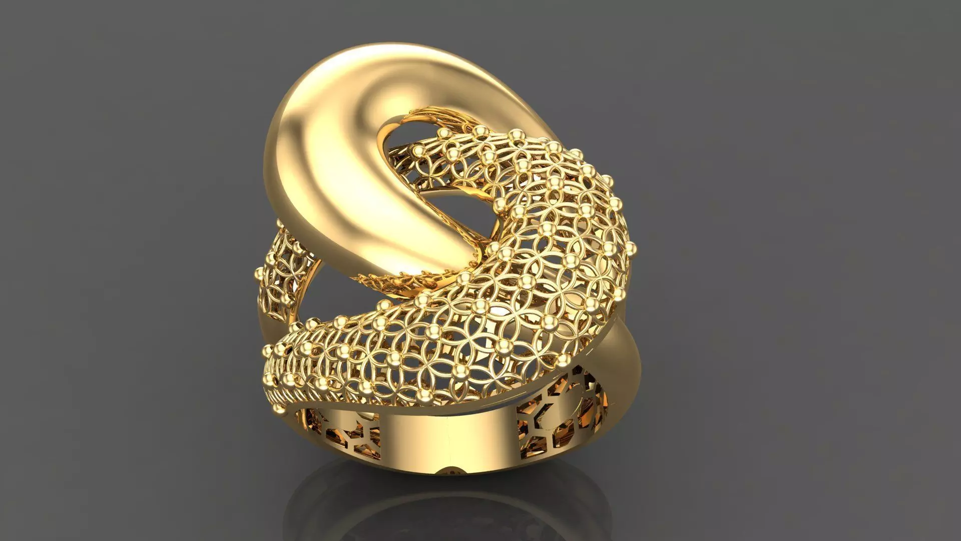 Women diamond ring 3dm stl render 3D Model Collection 3D print model_0