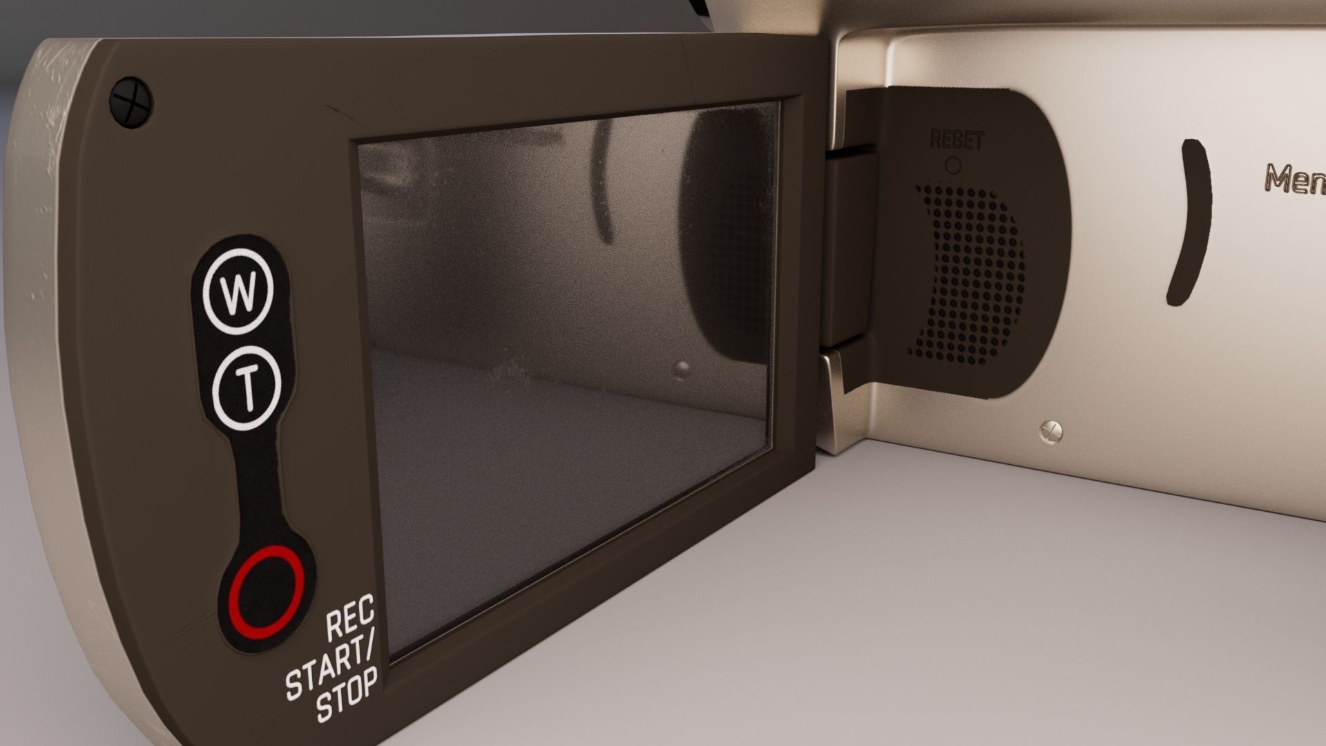Sony Handycam Camera 3D model_14