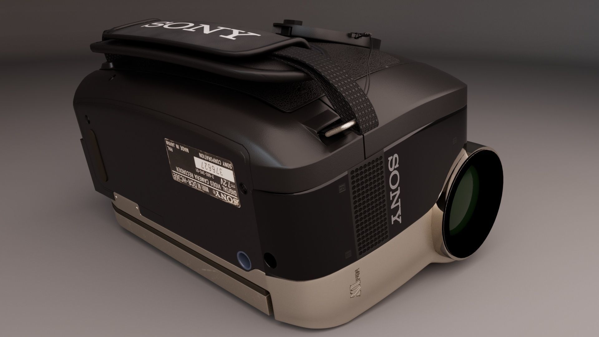 Sony Handycam Camera 3D model_17