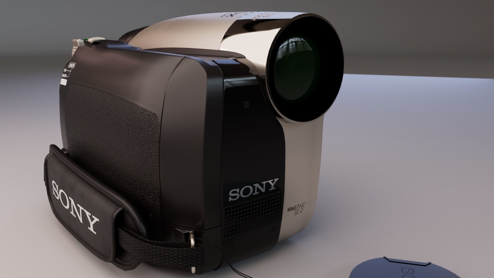 Sony Handycam Camera 3D model_6