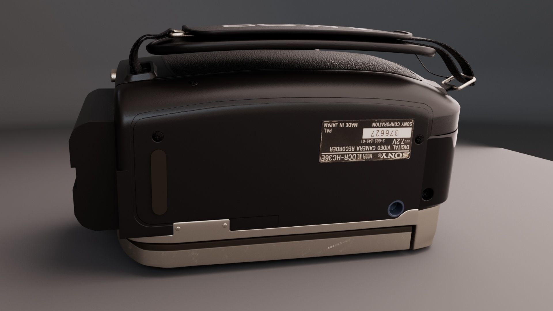 Sony Handycam Camera 3D model_18