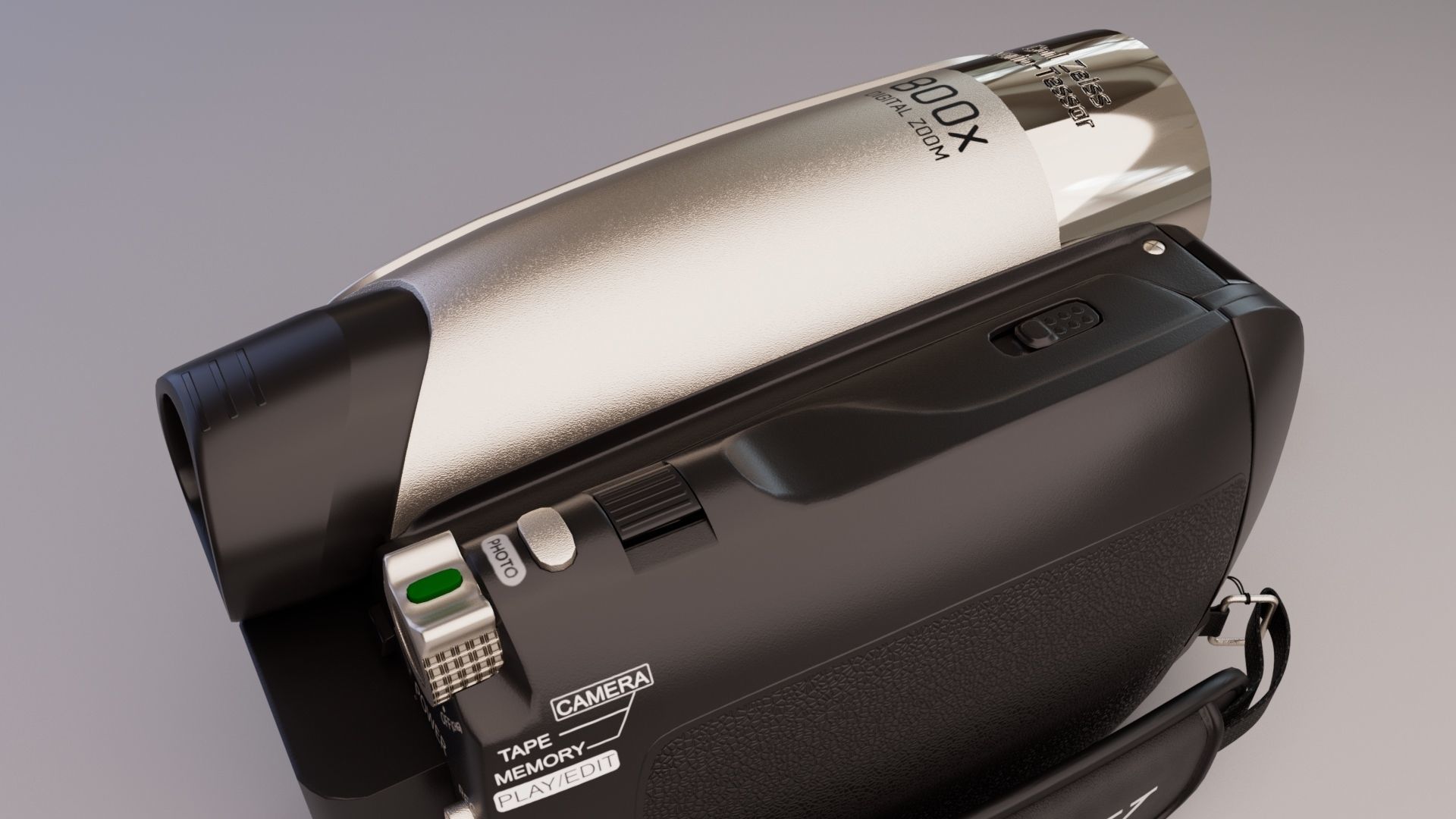Sony Handycam Camera 3D model_3