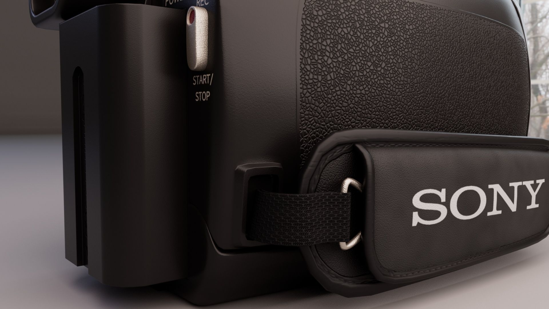 Sony Handycam Camera 3D model_8