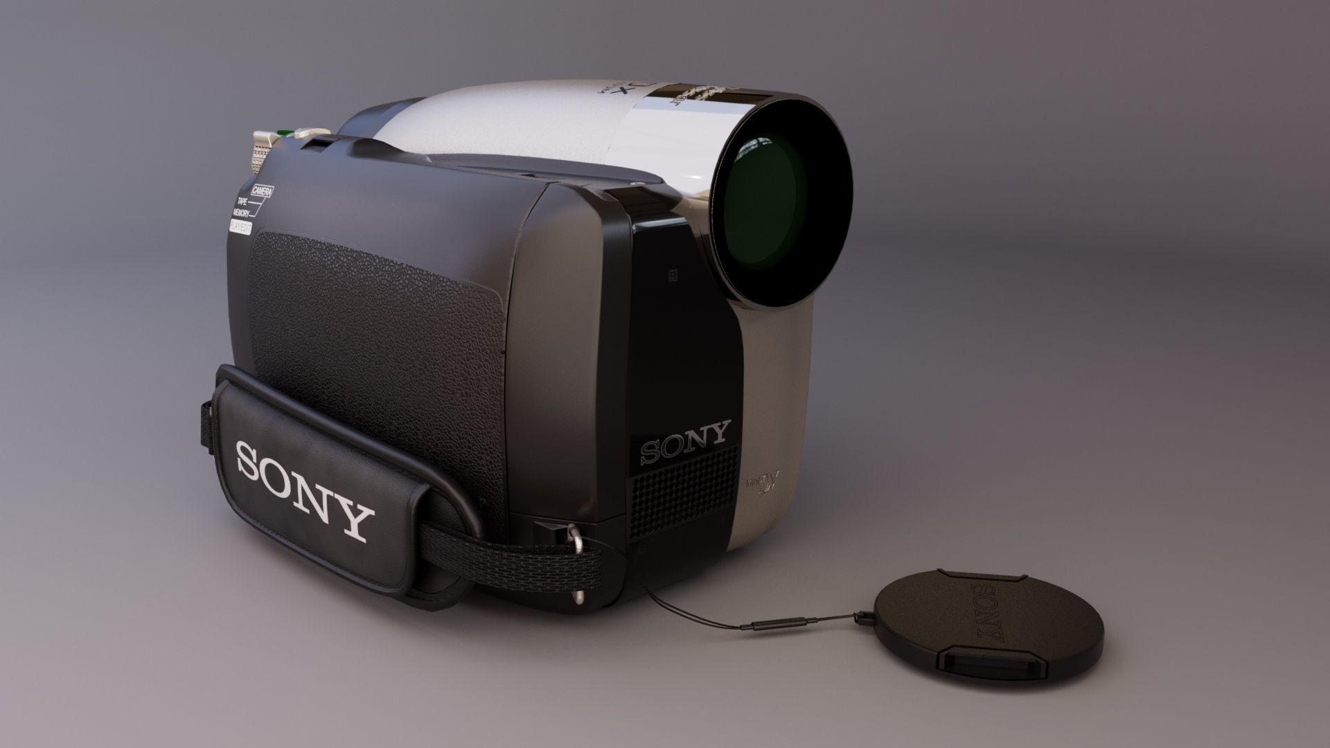 Sony Handycam Camera 3D model_5