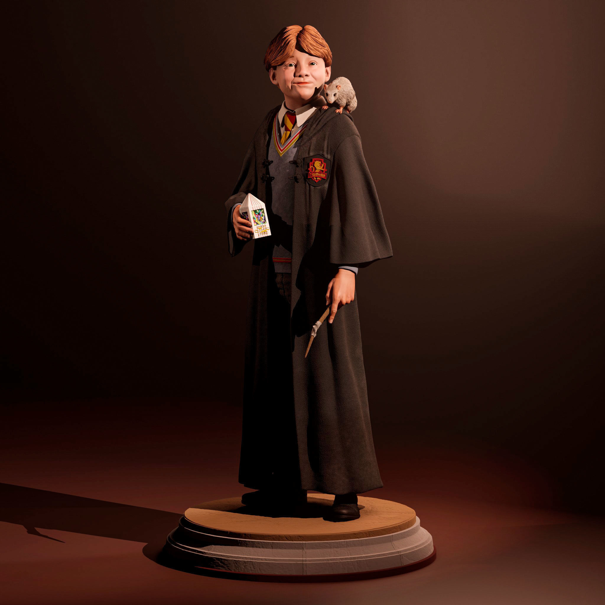 Ron Weasley 3D print model_2
