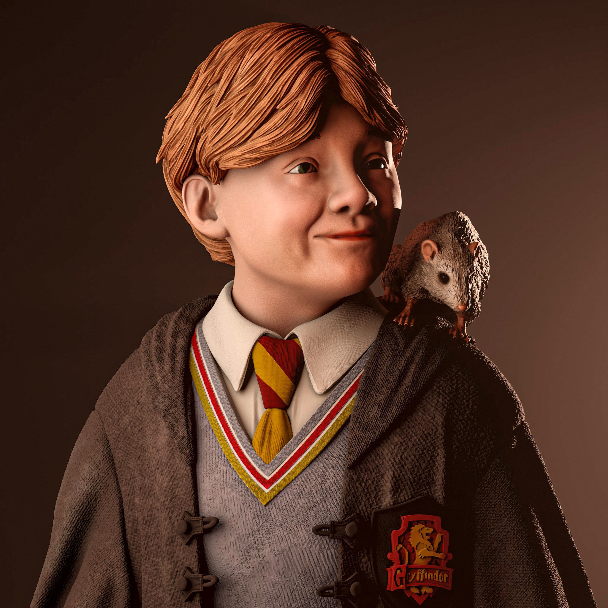 Ron Weasley 3D print model_1