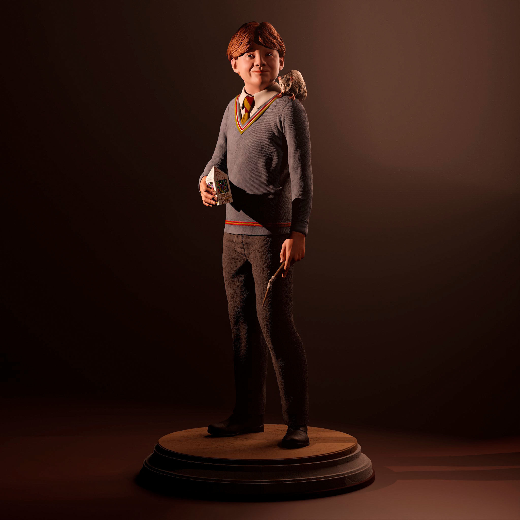 Ron Weasley 3D print model_7